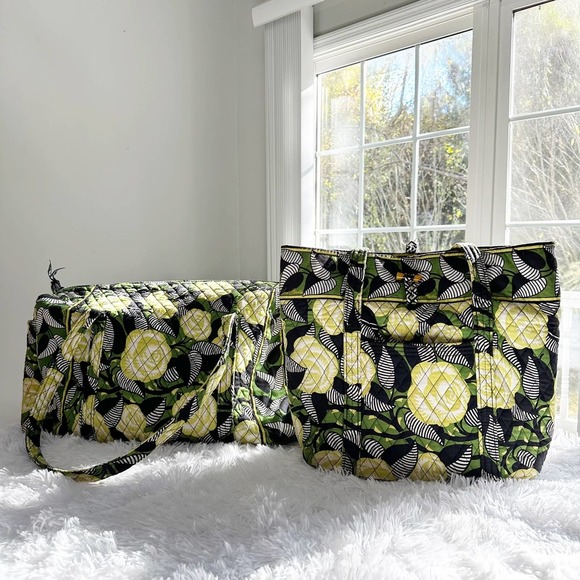 Vera Bradley Other - Vera Bradley La Neon Rose Weekend Bag Set